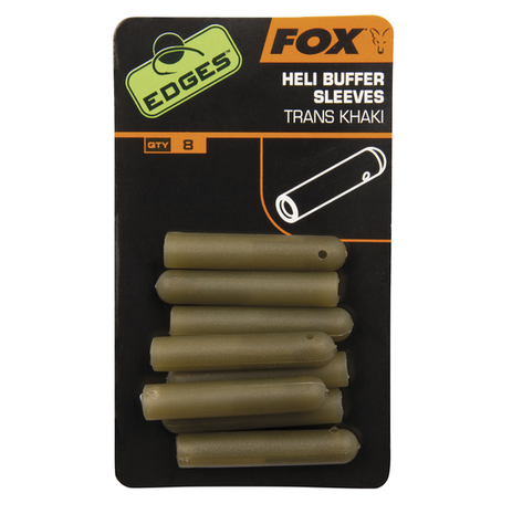 End Tackle Edges Heli Buffer Sleeves - trans khaki  - Fox Carp