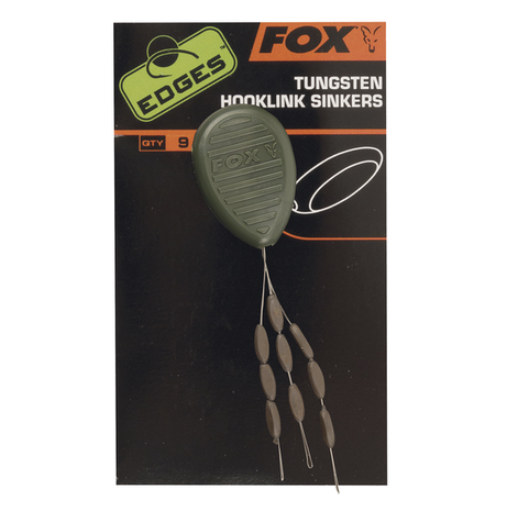 End Tackle Edges Tungsten Hooklink Sinkers - Fox Carp