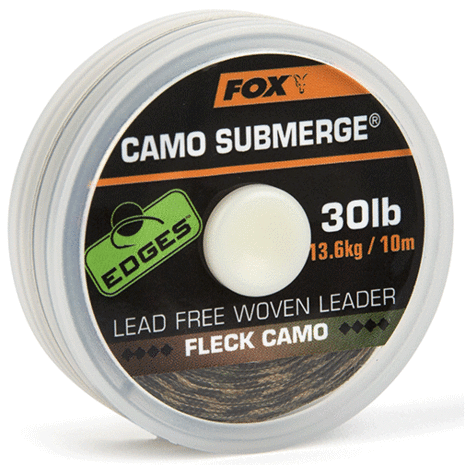 Fox Carp - End Tackle Camo Submerge Lead Woven Leader Fleck Camo - Fox Carp