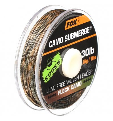 Fox Carp - End Tackle Camo Submerge Lead Woven Leader Fleck Camo - Fox Carp