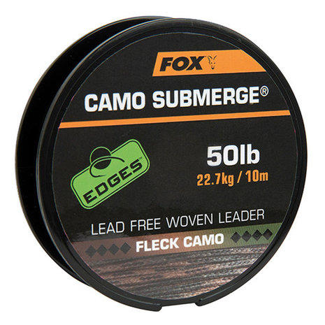 Fox Carp - End Tackle Camo Submerge Lead Free Woven Leader - Fox Carp