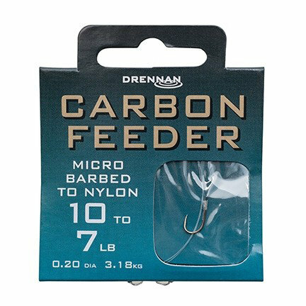 Drennan - Onderlijnen Carbon Feeder micro barbed to nylon - Drennan