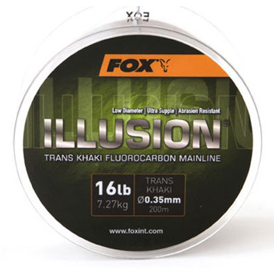 Fox Carp - Fil fluorocarbon Illusion Trans Khaki Fluorocarbon Mainline - Fox Carp