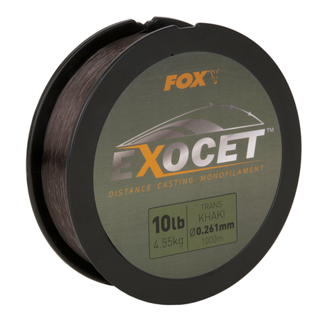 Fil nylon Exocet Mono Trans Khak - Fox Carp