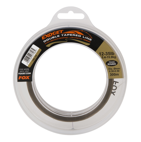 Fox Carp - Lijn nylon Exocet Double Tapered Line Trans Kahaki - 300m - Fox Carp