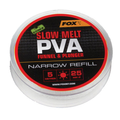 Fox Carp - End Tackle Slow Melt PVA Funnel &amp; Plunger Narrow Refill - Fox Carp