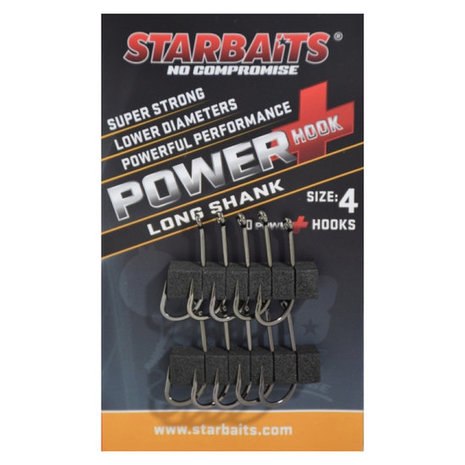 Hame&ccedil;ons Power Hook Long Shank - Starbaits