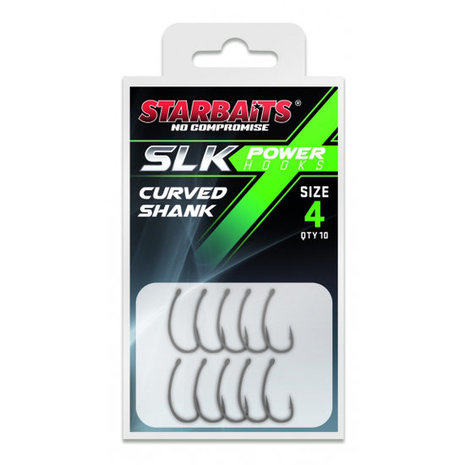 Starbaits - Haken Powerhook FPTE coated curved shank - Starbaits