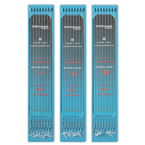 Drennan - Hame&ccedil;ons montes Carp Pushstops Barbless / 15cm - Drennan
