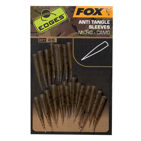 Fox Carp - End Tackle Edges Camo Micro Anti Tangle Sleeves  - Fox Carp