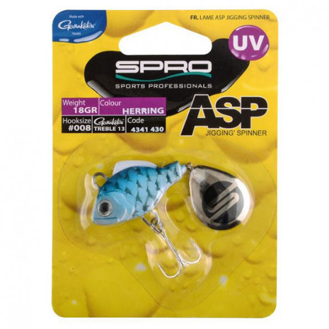 SPRO - Spinners &amp; lepels ASP Spinner uv Herring - SPRO