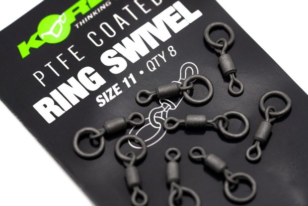 Korda - End Tackle PTFE Coated Ring Swivel - Korda