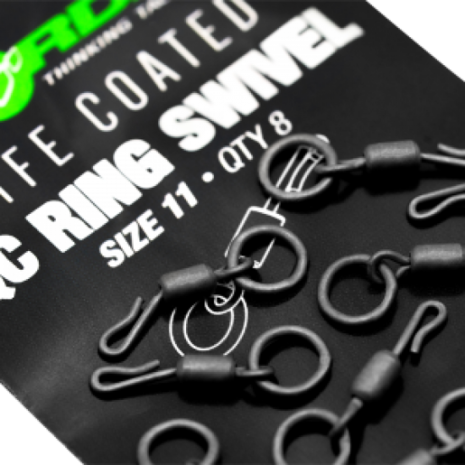 Korda - End Tackle PTFE Coated QC Ring Swivel - Korda