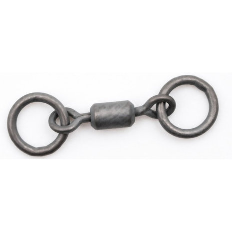 Korda - End Tackle PTFE Coated Double Ring Swivel - Korda