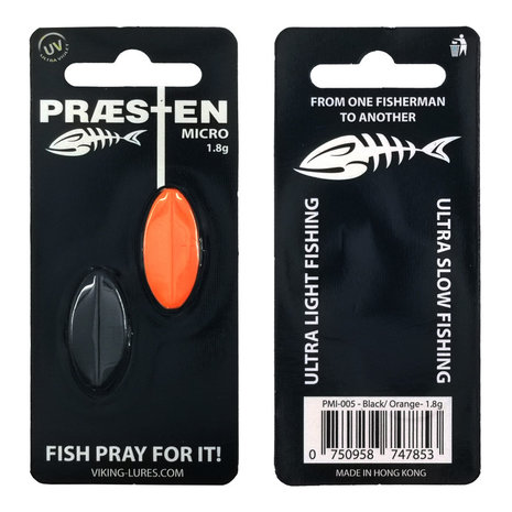 Viking Lures - Spinners &amp; lepels Pr&aelig;sten Micro - 1,8 gram - Viking Lures