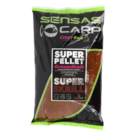 Sensas - Voeder Super Pellet Groundbait Super krill - Sensas