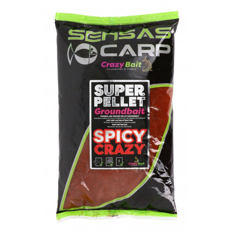 Amorce Super Pellet Groundbait Spicy Crazy - Sensas
