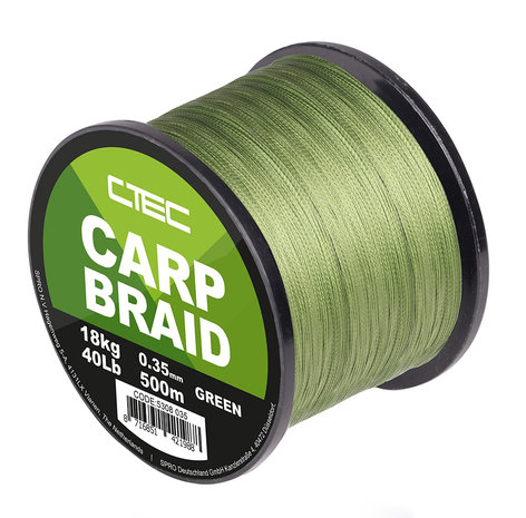 SPRO - C-TEC Carp Braid Green - 500m - SPRO