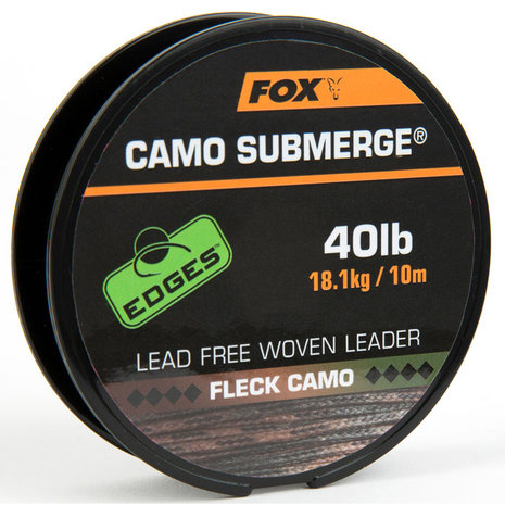 Fox Carp - End Tackle Camo Submerge Lead Woven Leader Fleck Camo - Fox Carp