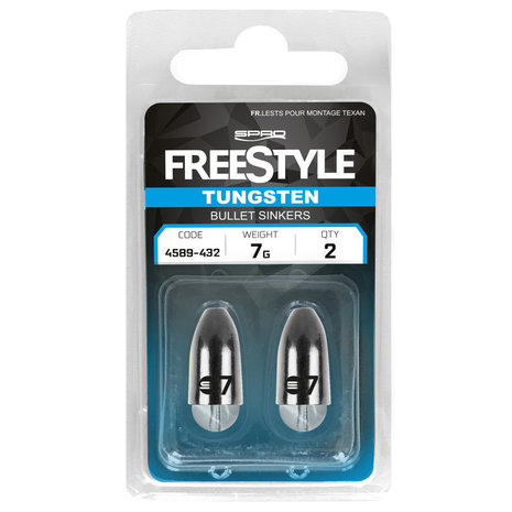 SPRO - Lood Freestyle Bullet Sinker Tungsten 7 gram - SPRO