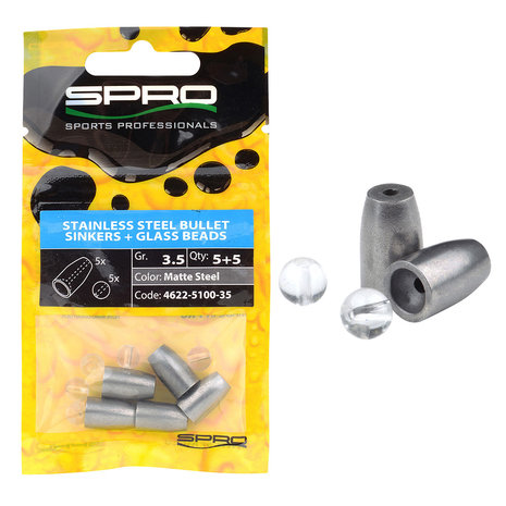 SPRO - Lood Stainless Steel Bullet Sinkers - SPRO