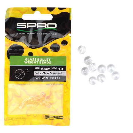 SPRO - Round Glass Beads Clear Diamond - SPRO