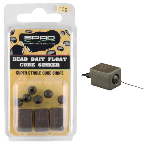 SPRO - PROMO Dead Bait Cube SInkers - SPRO