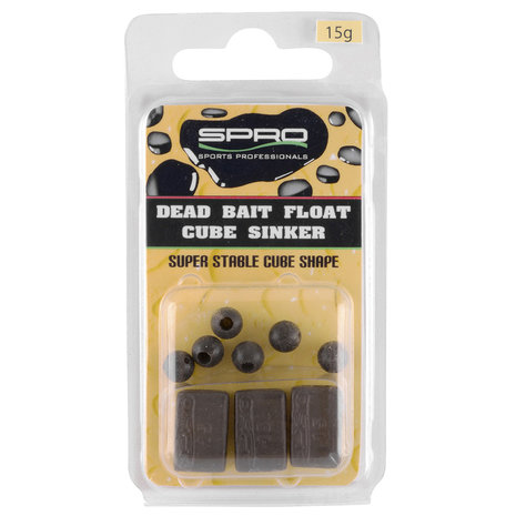 SPRO - PROMO Dead Bait Cube SInkers - SPRO