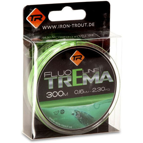 Iron Trout - Fil nylon Fluo Line Trema vert - 300m - Iron Trout