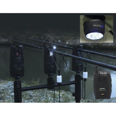 Sonik - Indicateurs SKS 3+1 Alarm + Bivvy Lamp - Sonik