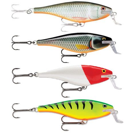 Strike King - Poissons nageurs  Super Shad Rap Floating - 14cm - 45gr