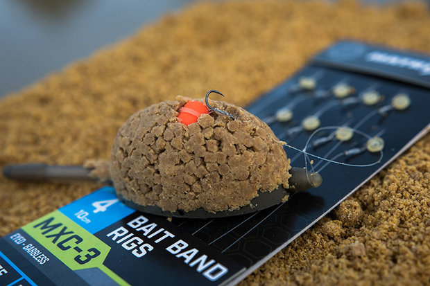 Matrix - Onderlijn MXC-3 / 10cm / 4&quot; Bait Band Rigs - Matrix