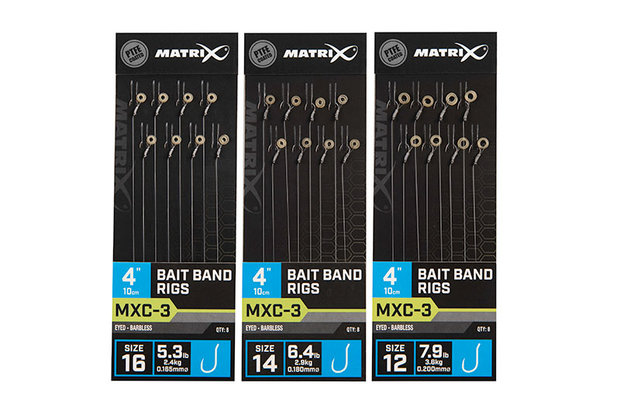 Matrix - Hame&ccedil;on montes MXC-3 4&quot; Bait Band Rigs - Matrix