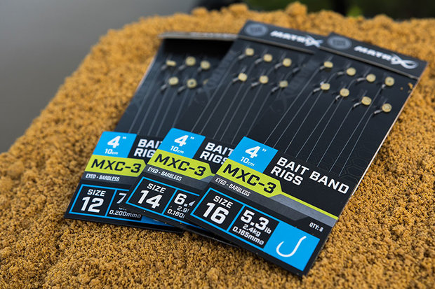 Matrix - Onderlijn MXC-3 / 10cm / 4&quot; Bait Band Rigs - Matrix