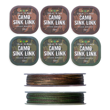 ESP - End Tackle Camo Sink Link - 10m - ESP