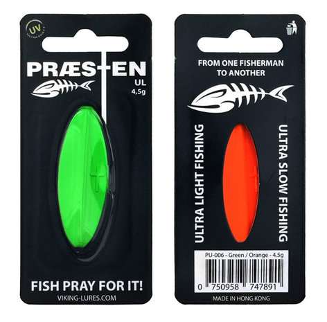 Praesten - Spinners &amp; lepels Pr&aelig;sten UL - 4,5 gram - Viking Lures