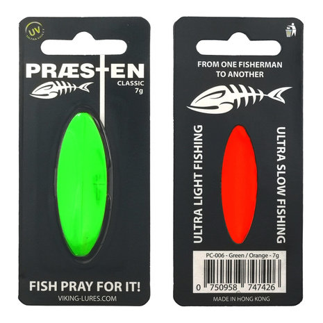 Praesten - Spinners &amp; lepels Pr&aelig;sten Classic - 7 gram - Viking Lures