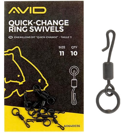 Avid - End Tackle Quick-Change Ring Swivels - Avid