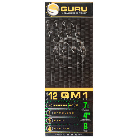 Guru - Onderlijn QM1 Ready Rigs - 10cm - Guru