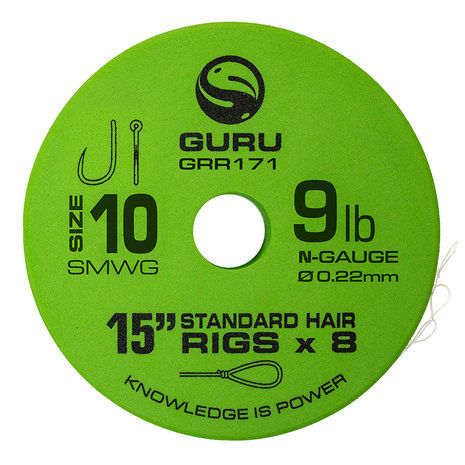 Guru - Onderlijn SMWG Standard Hair Rigs - 38cm - Guru