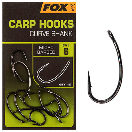 Hame&ccedil;ons Carp Hooks Curve Shank - Fox Carp