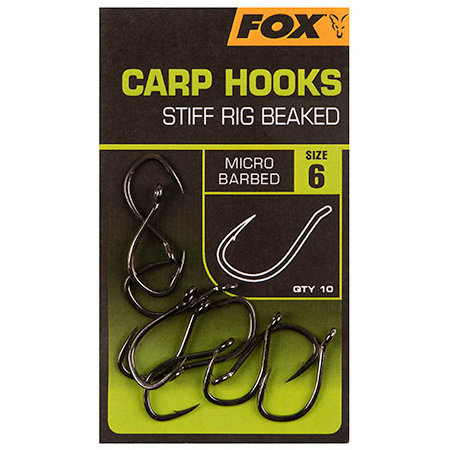 Hame&ccedil;ons Carp Hooks Stiff Rig Beaked - Fox Carp