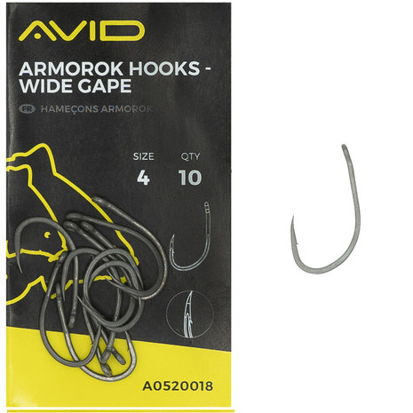 Avid - Haken Armorok Hooks - Wide Gape - Avid