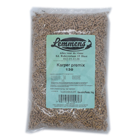 Lemmens - Viskorrel Karper Premix 130 / 1kg - Lemmens