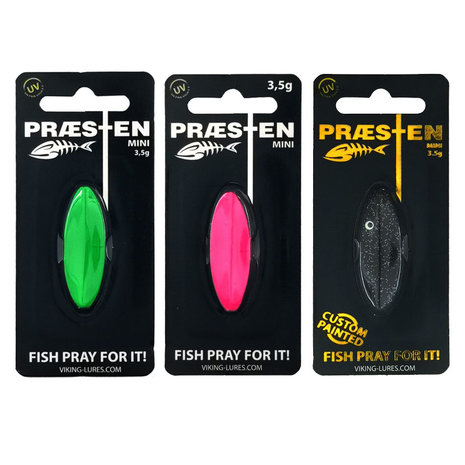 Praesten - Spinners &amp; lepels Pr&aelig;sten Mini - 3,5 gram - Viking Lures