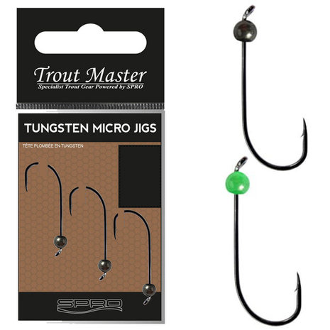 Trout Master - Jigkoppen Tungsten Micro jigs - Trout Master