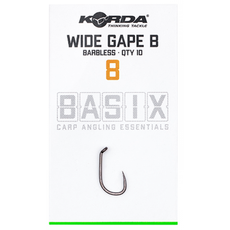 Hame&ccedil;ons Basix Wide Gape Barbless - Korda