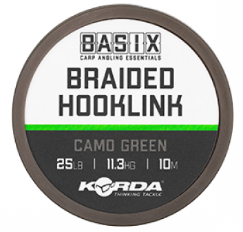 Korda - End Tackle Basix Braided Hooklink - Korda