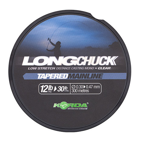 Korda - Lijn nylon Long Chuck Low Stretch Tapered Mainline - 300m - Korda