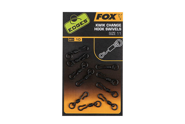 Fox Carp - End Tackle Kwik Change Hook Swivels - Fox Carp